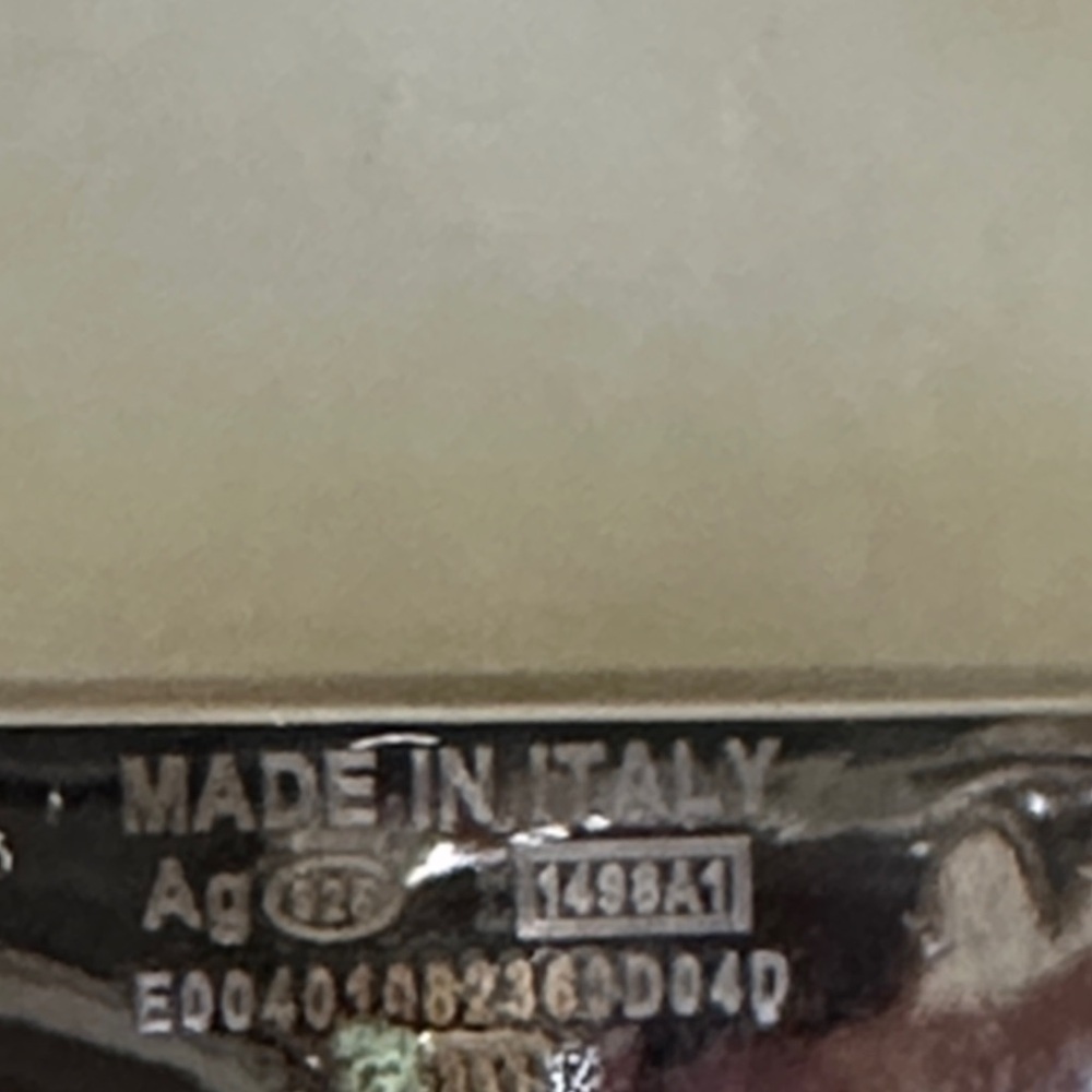 Prada 925 Silver Authentic 100% Triangle Logo Ring - image 4